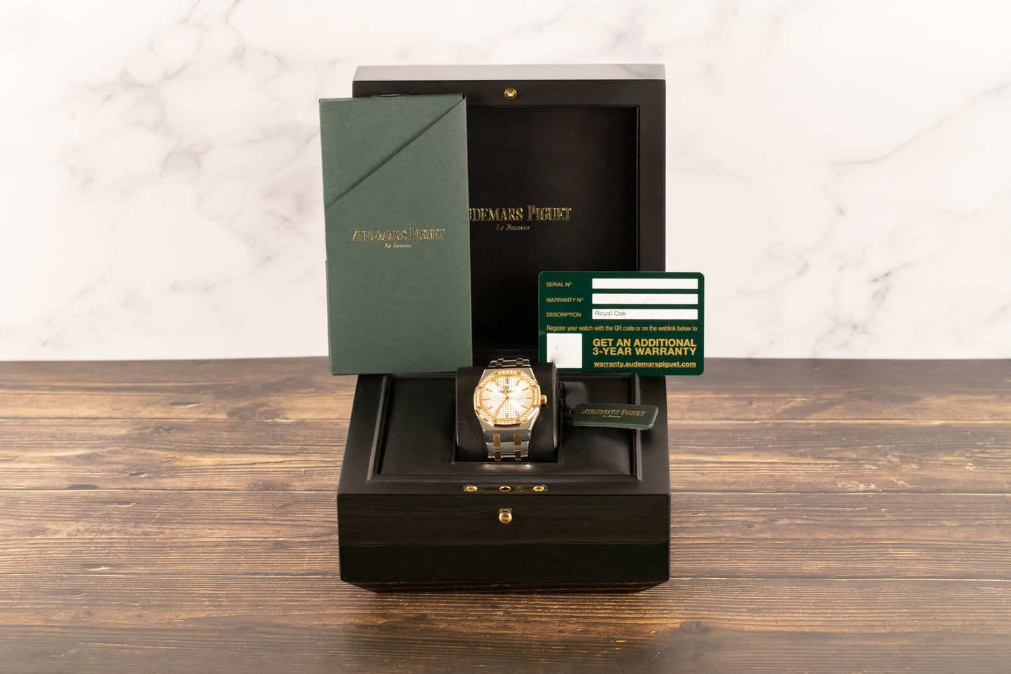 Audemars Piguet 67651SR Lady Royal Oak White Dial Diamond Bezel