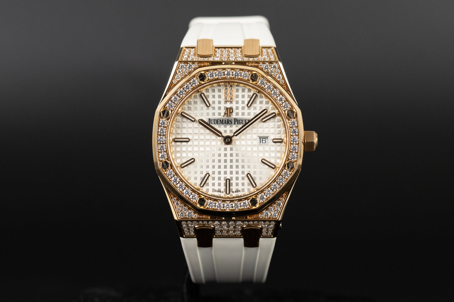 Audemars Piguet 67652OR Lady Royal Oak White Dial