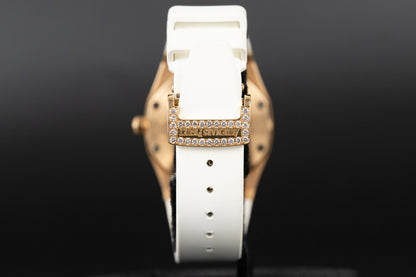 Audemars Piguet 67652OR Lady Royal Oak White Dial