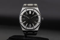 Audemars Piguet<br>15510ST Royal Oak Black Dial 50th Anniversary