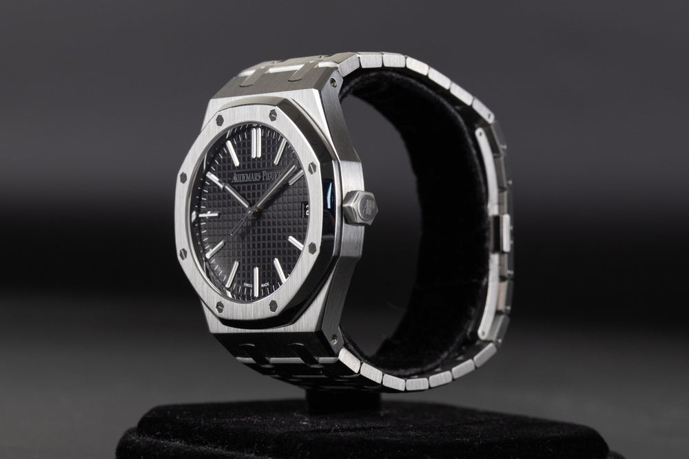 Audemars Piguet<br>15510ST Royal Oak Black Dial 50th Anniversary