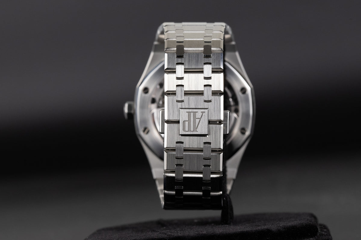 Audemars Piguet<br>15510ST Royal Oak Black Dial 50th Anniversary