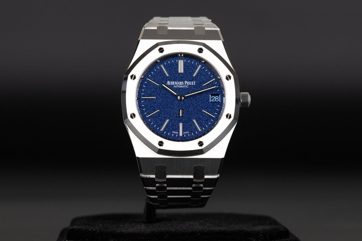 Audemars Piguet<br>16202BC Royal Oak Jumbo Tuscan Blue Dial