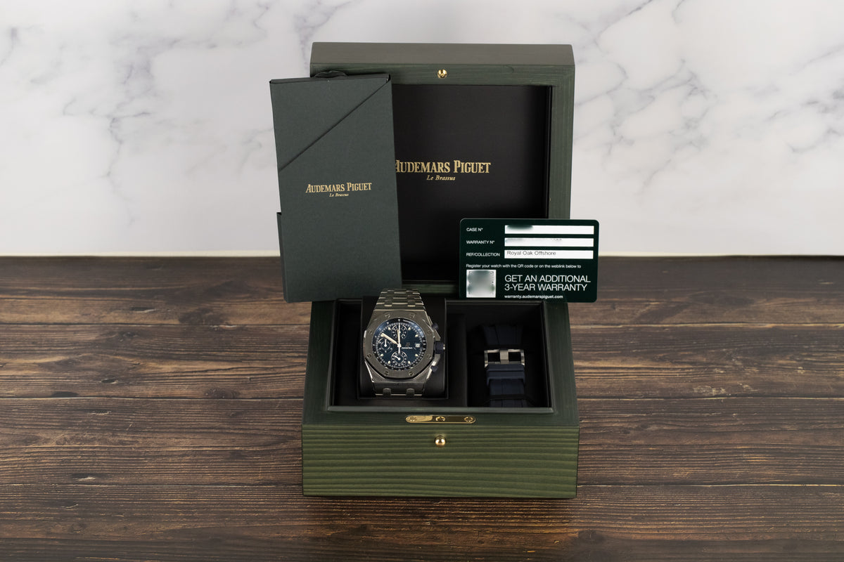 Audemars Piguet<br>26238ST Royal Oak Offshore 'Beast' Blue Dial