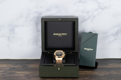 Audemars Piguet 26240OR Royal Oak Chronograph Flyback Blue Dial