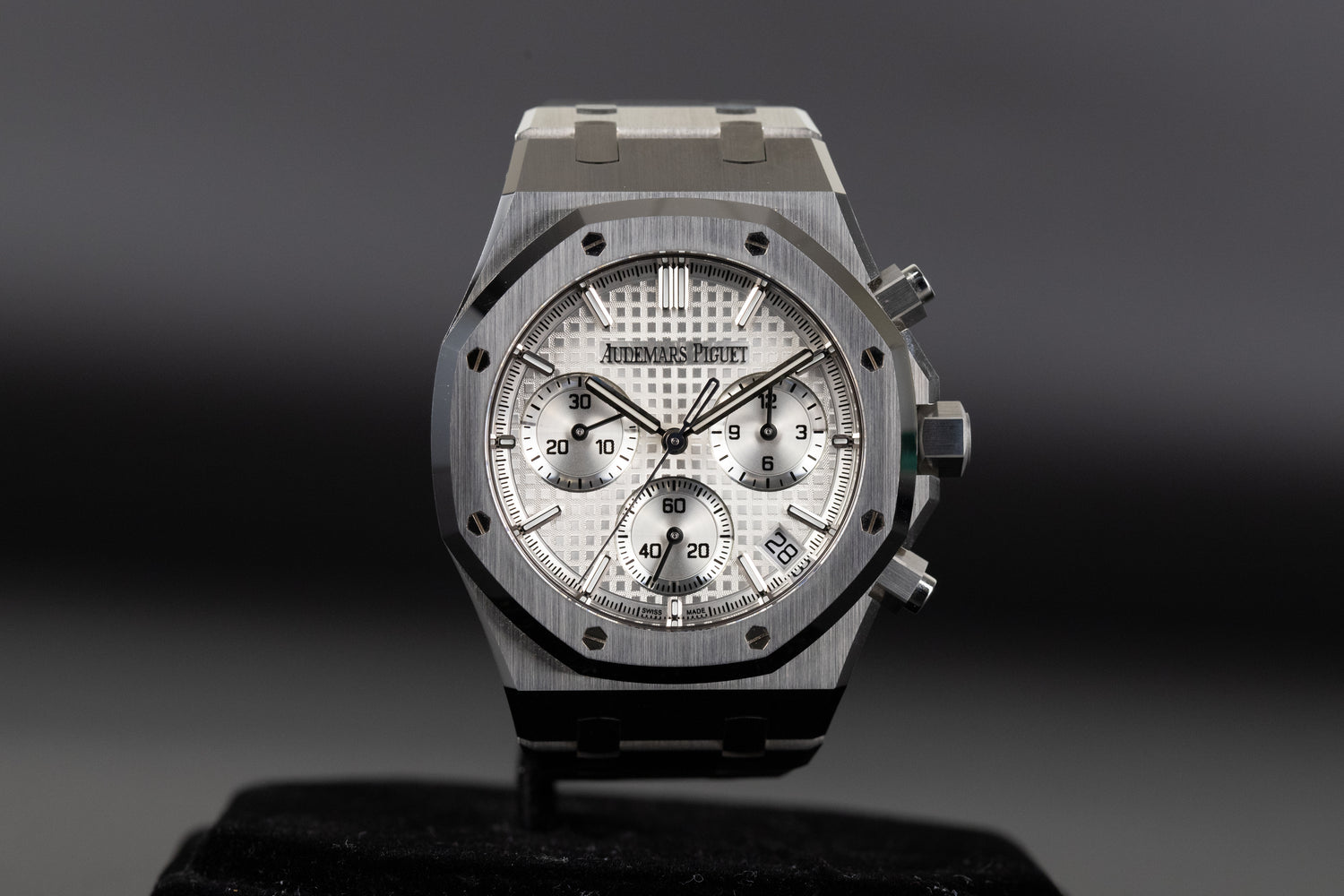 Audemars Piguet 26240ST Royal Oak Chronograph Flyback White Dial 50th Anniversary