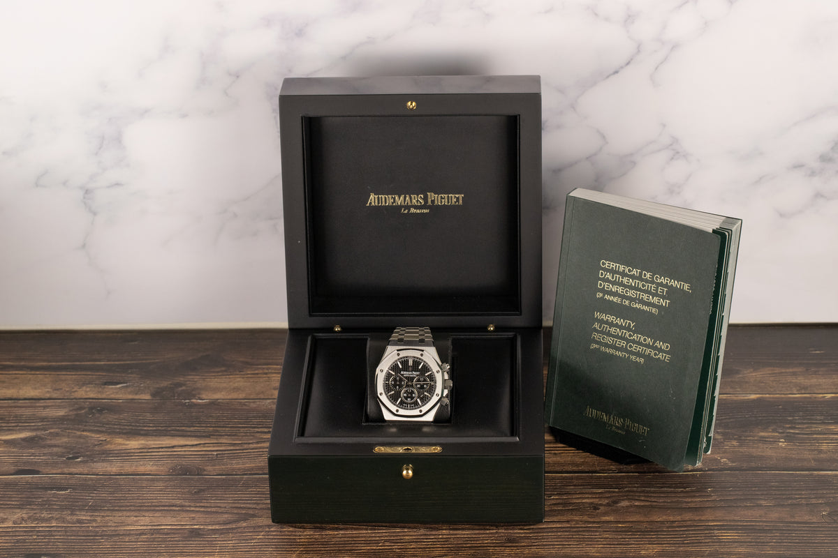 Audemars Piguet<br>26320ST Royal Oak Chronograph Black Dial