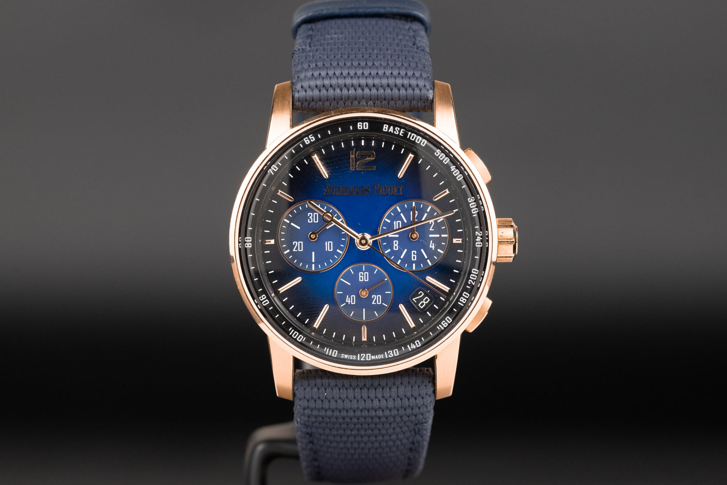 Audemars Piguet 26393OR Code 11.59 Chronograph Blue Dial