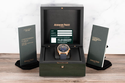 Audemars Piguet 26393OR Code 11.59 Chronograph Blue Dial