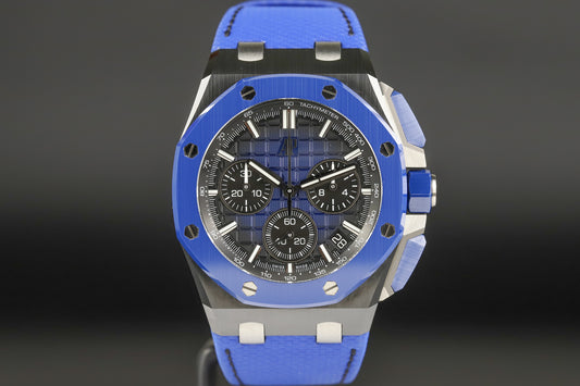 Audemars Piguet 26420CE Royal Oak Offshore Blue Ceramic Blue Dial