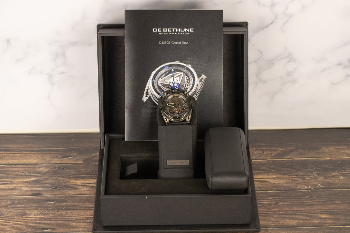 De Bethune<br> DB28GS "JPS" Limited Edition Black Openworked Dial