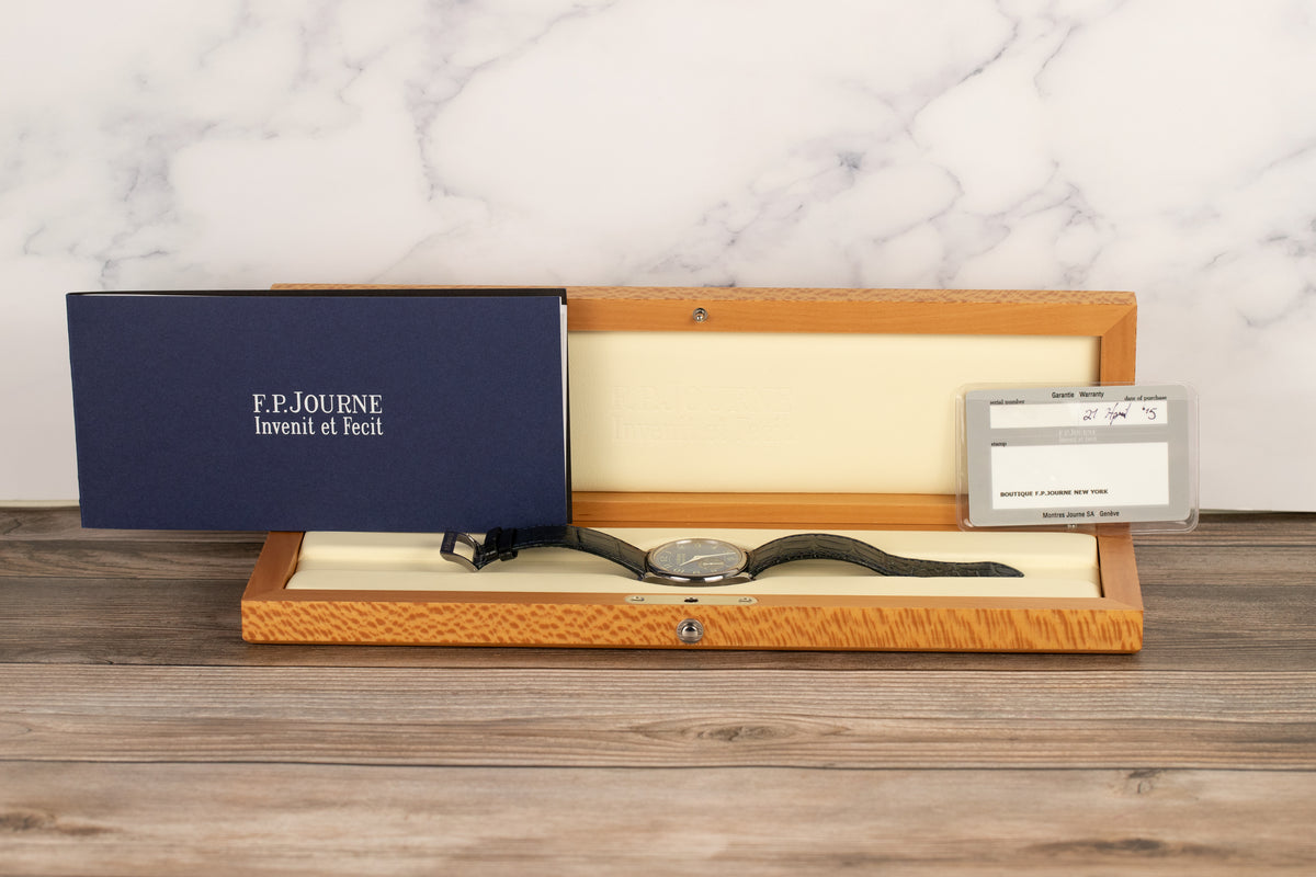 F.P. Journe<br>Chronométre Bleu CB Tantalum Chrome Blue Dial
