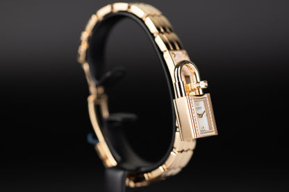 Hermes  Kelly Rose Gold Watch Mini model 16mm