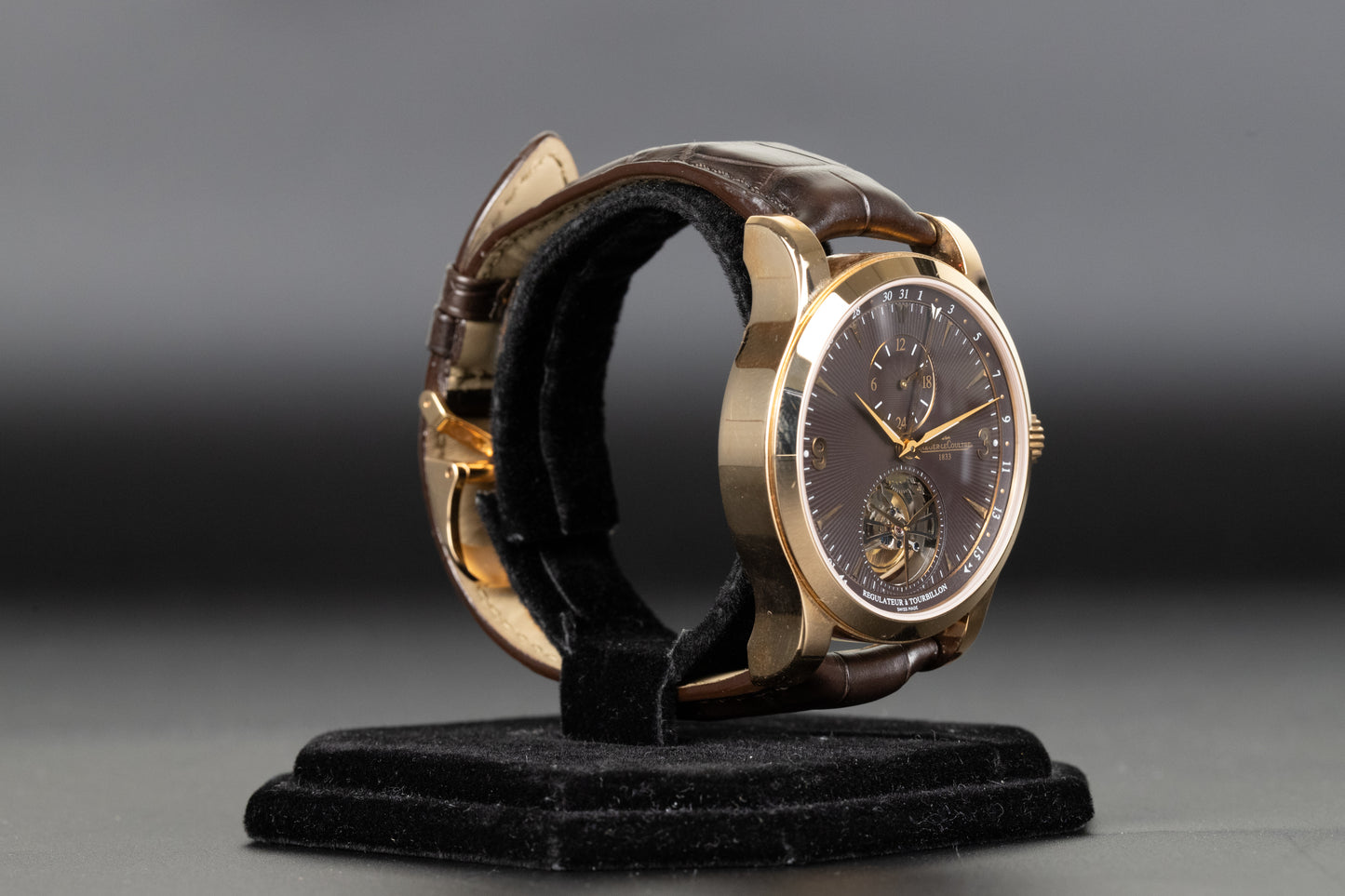 Jaeger LeCoultre 149.2.34.S Master Grand Tourbillon Brown Dial