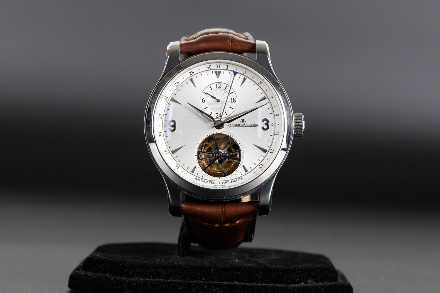 Jaeger LeCoultre 149.8.34.S  Master Grand Tourbillon White Dial