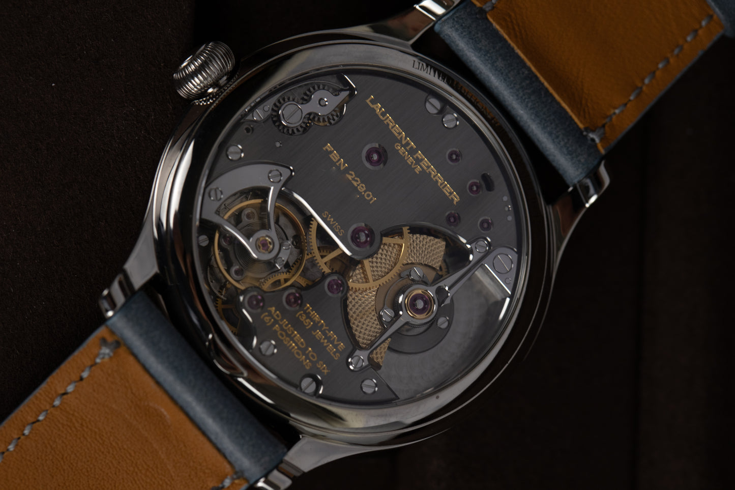 Laurent Ferrier Galet Classic Micro-Rotor for Hodinkee Titanium