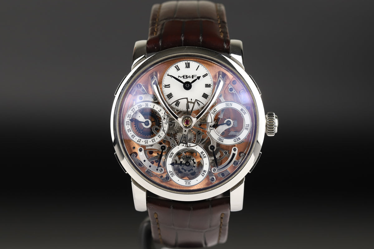 MB&F 03.SL.S Legacy Machine Perpetual Salmon Dial