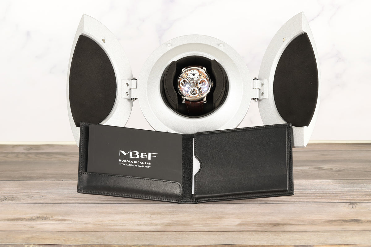 MB&F 03.SL.S Legacy Machine Perpetual Salmon Dial
