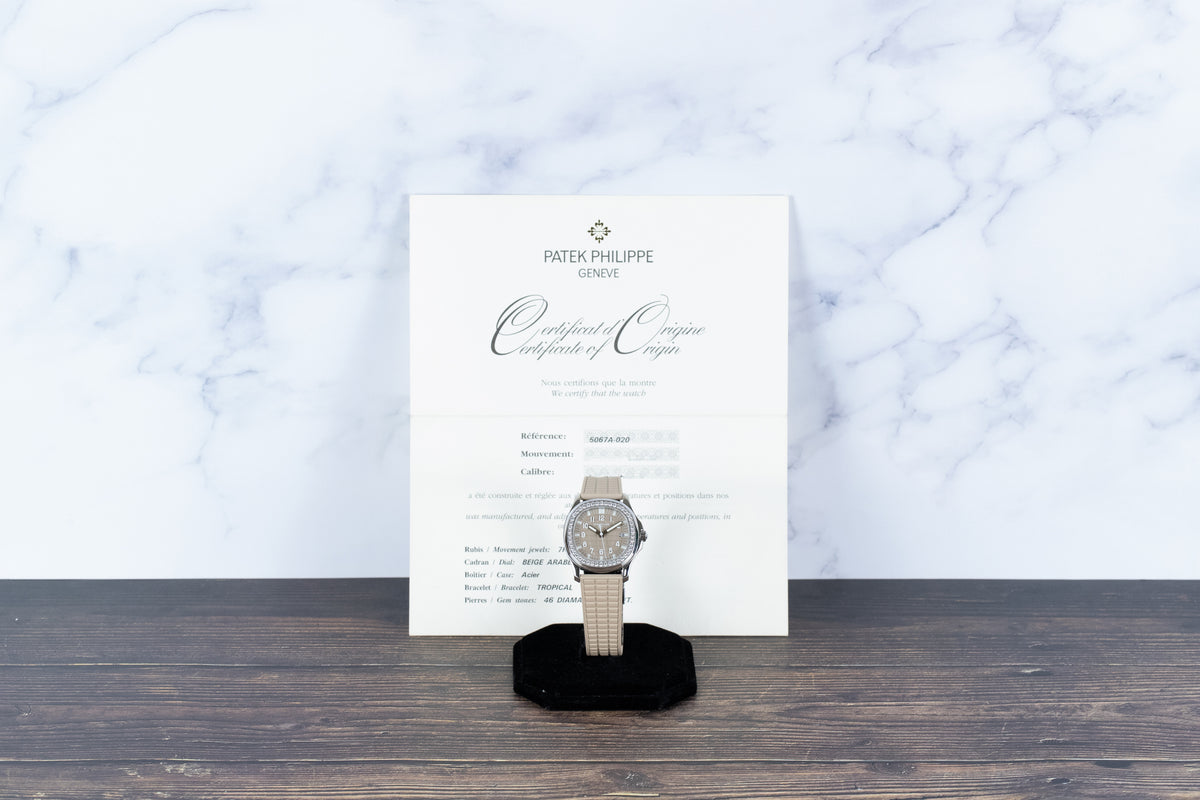 Patek Philippe 5067A-020 Aquanaut Luce Honey Beige