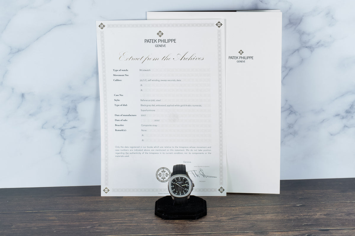 Patek Philippe 5167/A Aquanaut