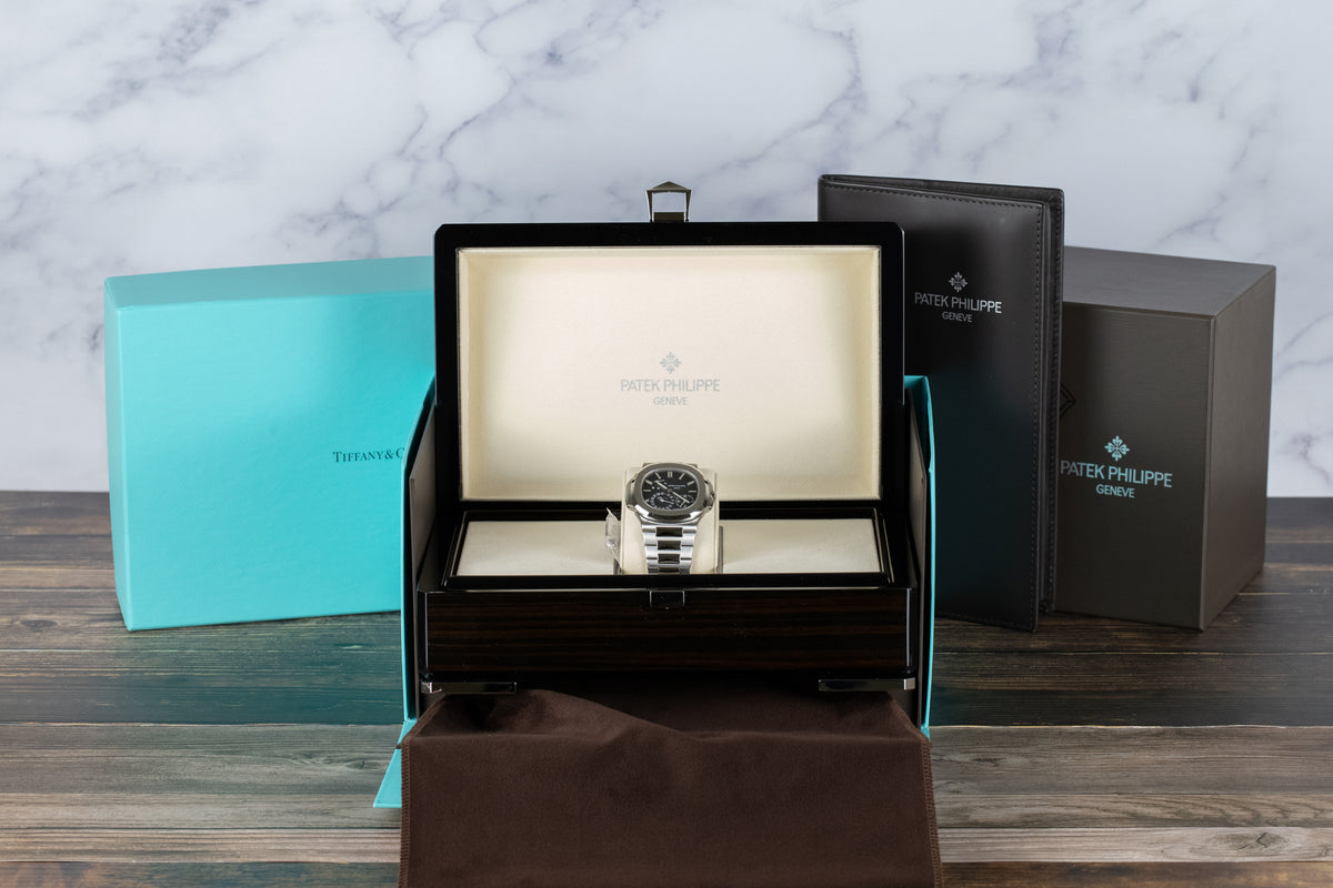 Patek Philippe 5712/1A Nautilus Date Moon Phases Tiffany and Co.
