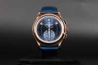 Patek Philippe 5905R Complications Flyback Chronograph Annual Calendar Blue Dial