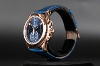 Patek Philippe 5905R Complications Flyback Chronograph Annual Calendar Blue Dial
