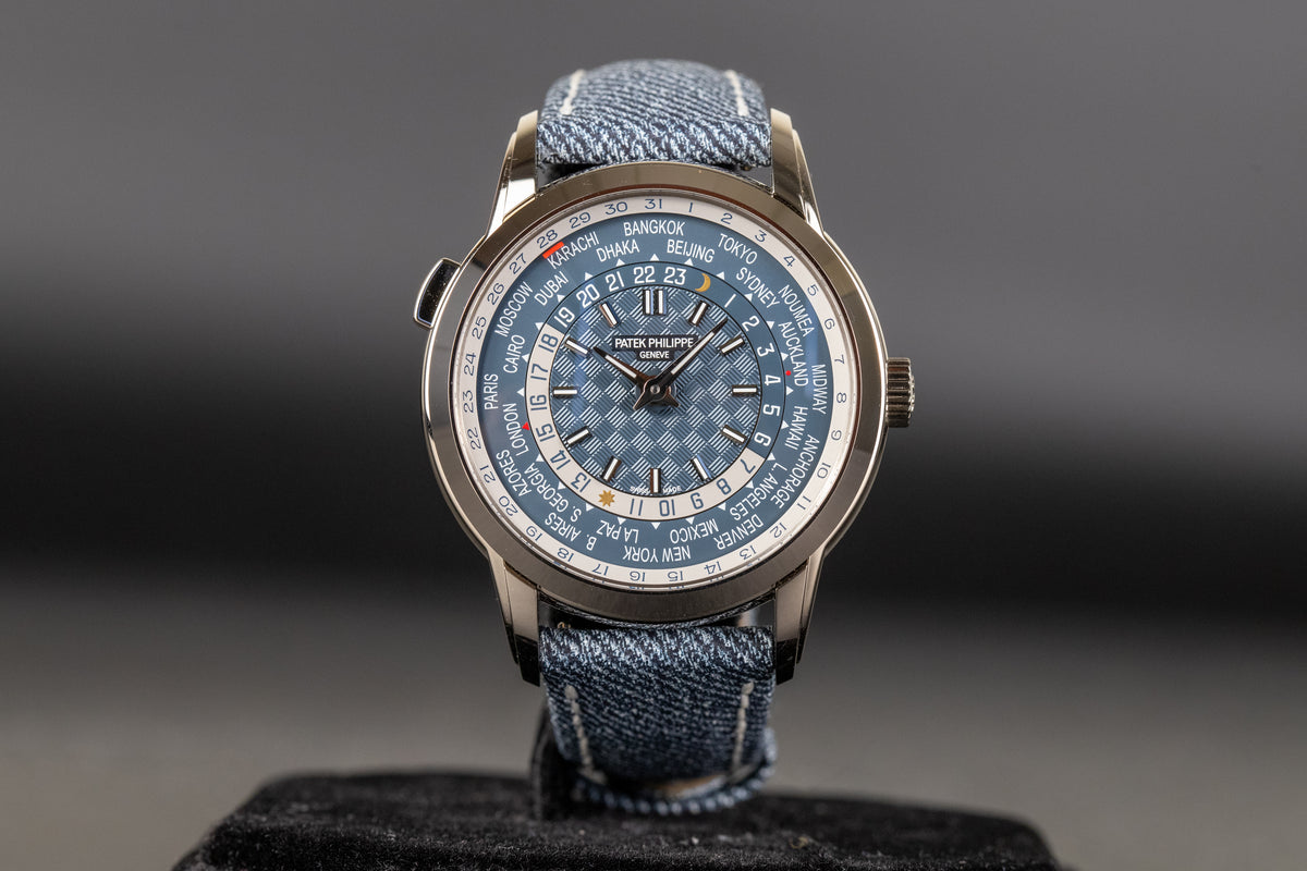 Patek Philippe<br>5330G World Time With Date Blue Dial