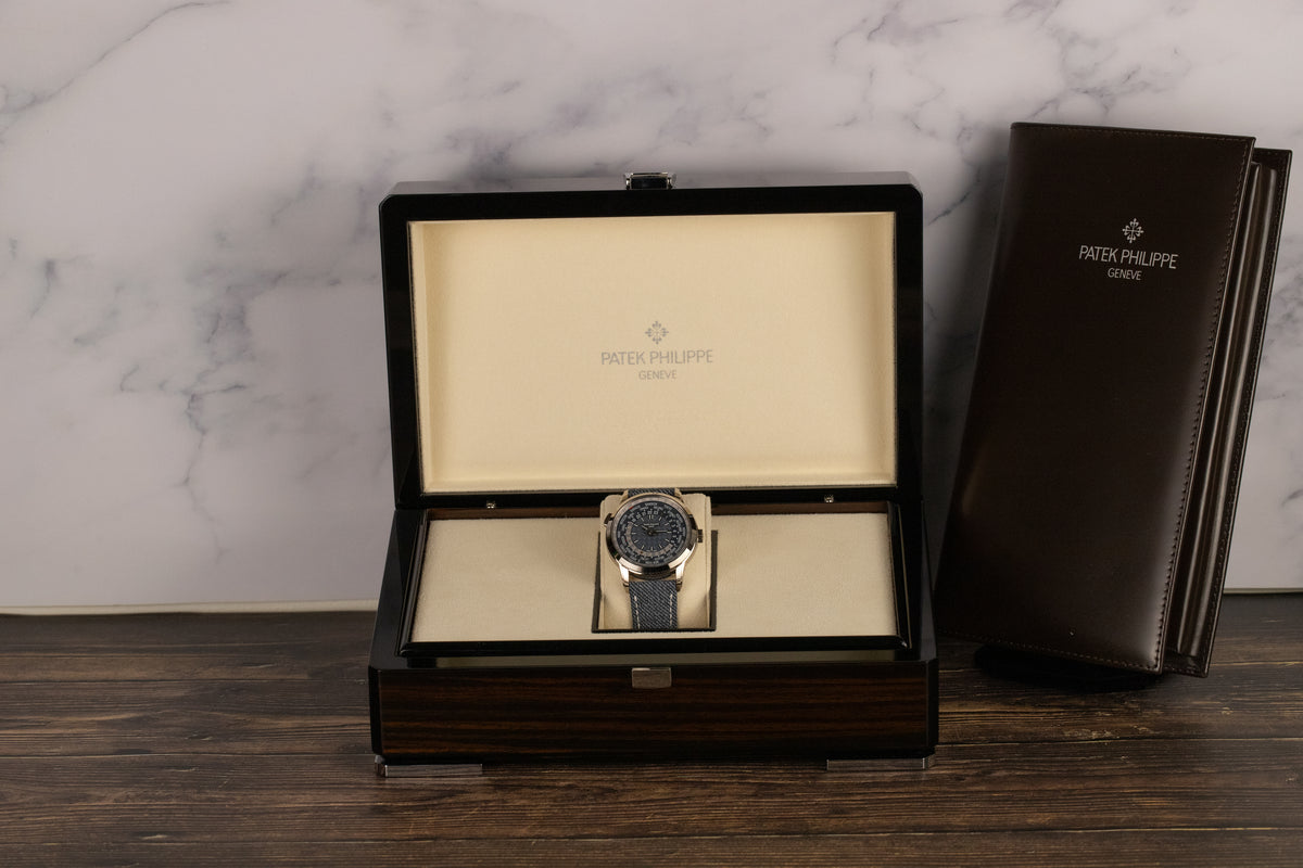 Patek Philippe<br>5330G World Time With Date Blue Dial