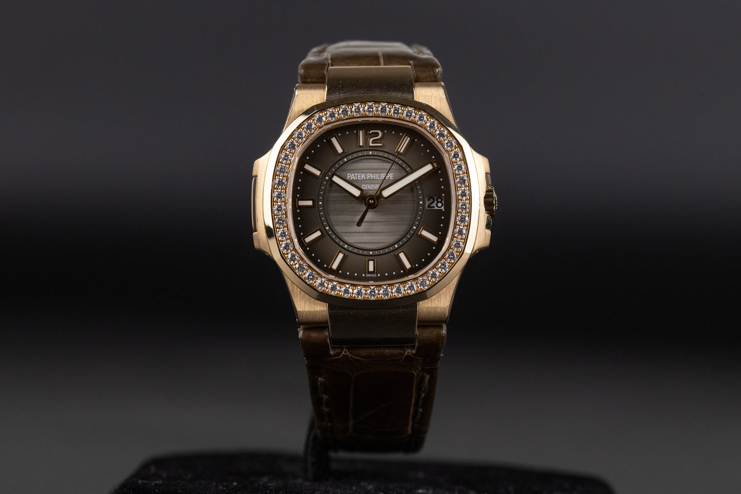 Patek Philippe 7010R Nautilus Rose Gold Diamond Bezel