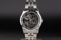 Roger Dubuis<br>DBEX0956  Excalibur Monobalancier Titanium Skeleton Dial