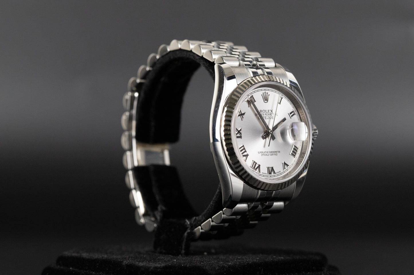 Rolex 116234 Datejust 36 Silver Roman Numeral Dial