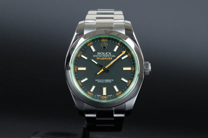 Rolex 116400V Milgauss Black Dial