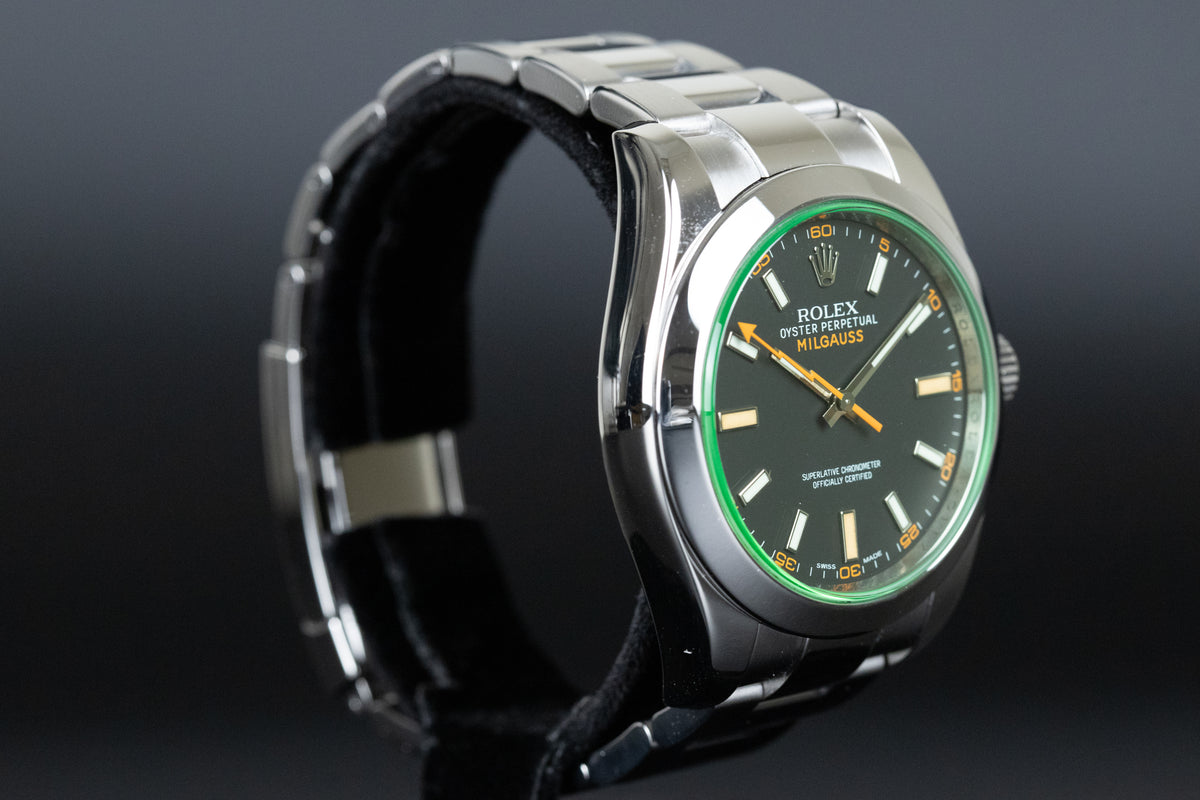 Rolex<br>116400GV Milgauss Black Dial