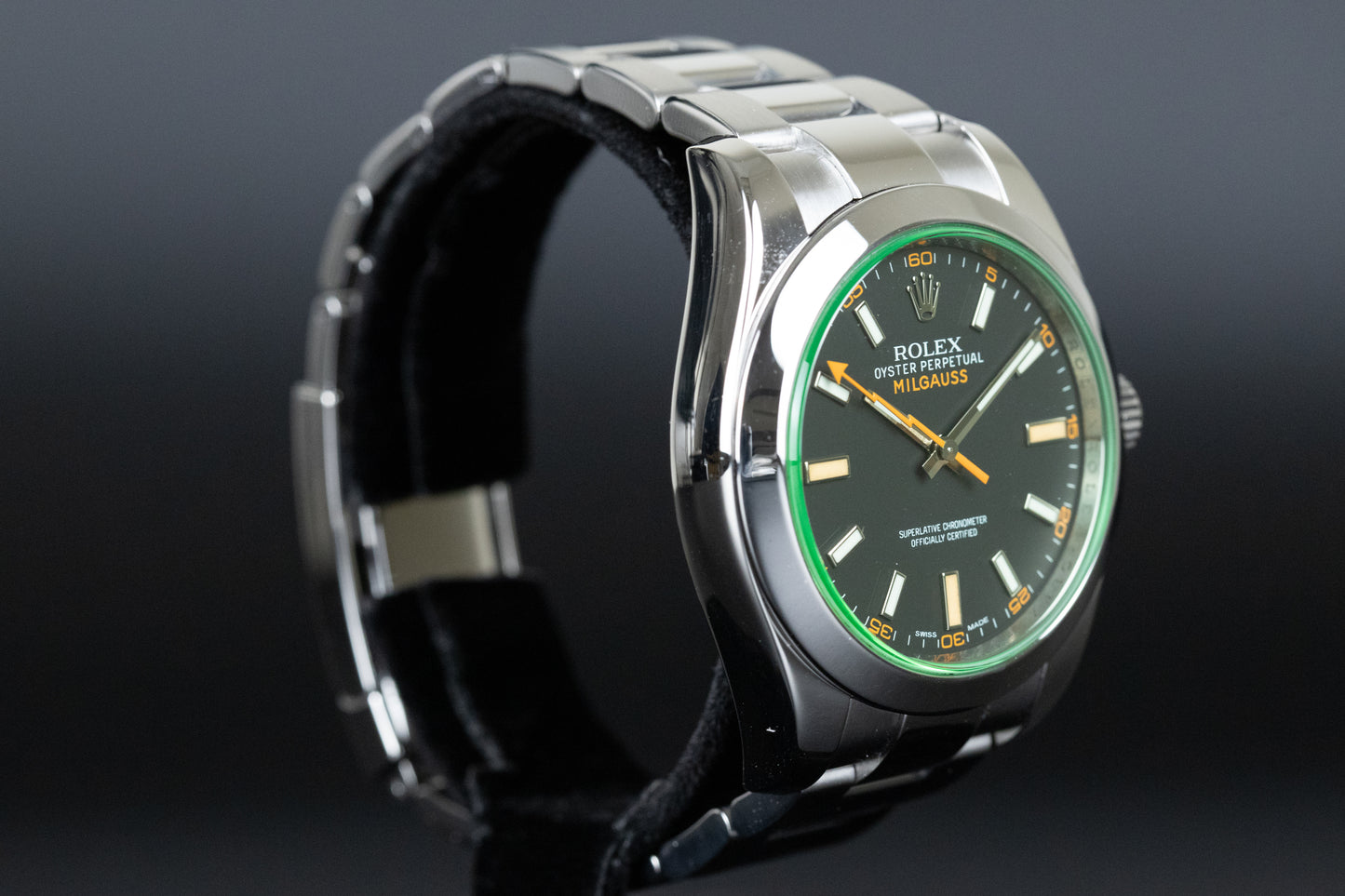 Rolex 116400V Milgauss Black Dial