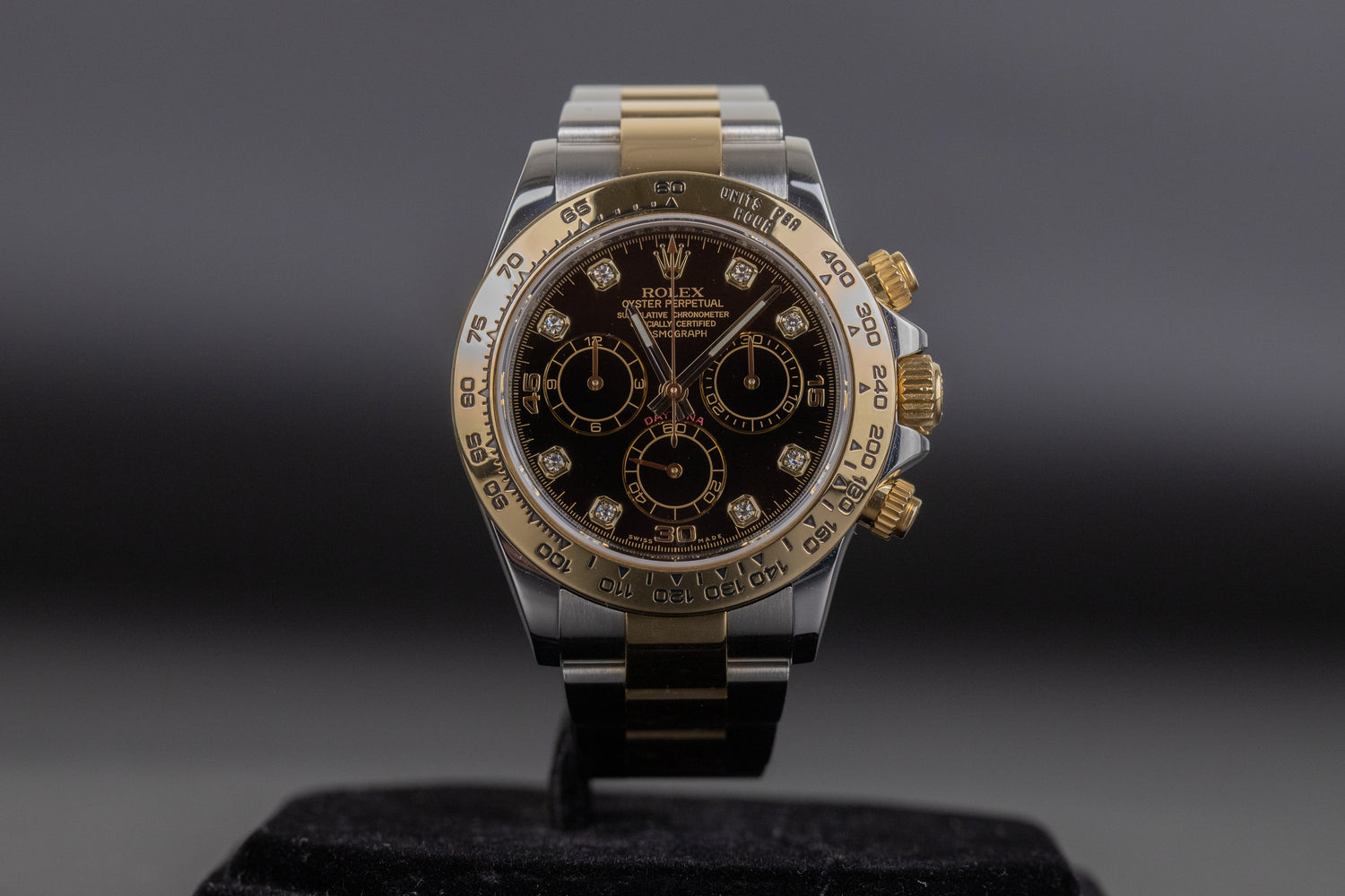 Rolex 116503 Daytona SS/18k Black Dial