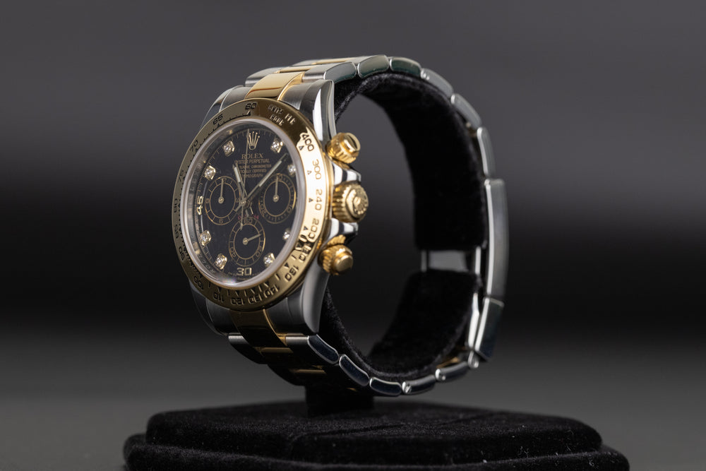Rolex<br>116503 Daytona SS/18k Black Dial