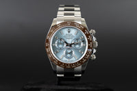 Rolex<br>116506 Daytona Platinum Ceramic Baguette Diamond Dial