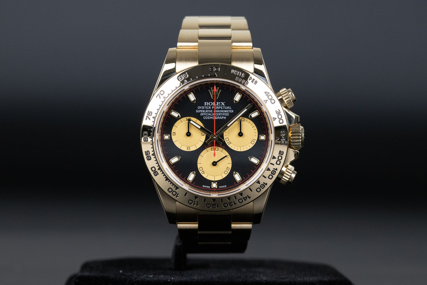 Rolex 116508 Daytona Black Paul Newman Dial