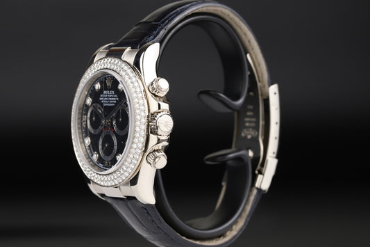 Rolex 116589RBR Daytona Diamond Dial Diamond Bezel