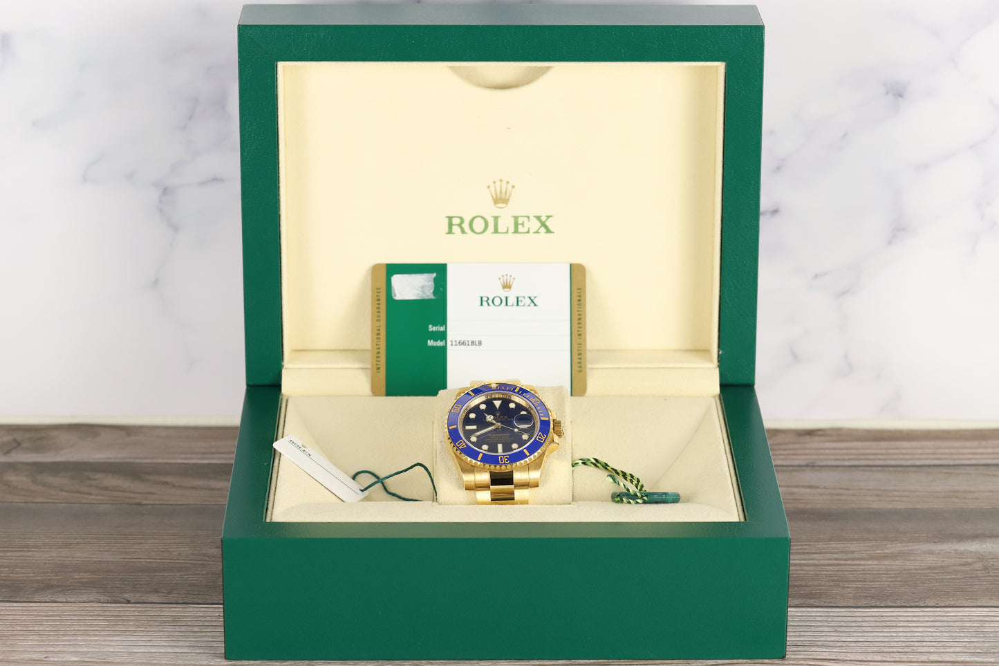 Rolex 116618LB Submariner Blue Dial