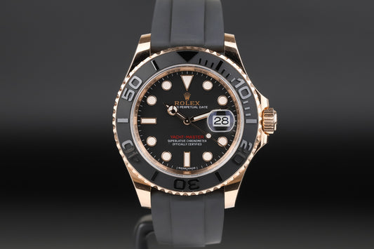 Rolex 116655 Yacht-Master 40 Oysterflex Black Dial