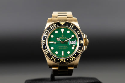 Rolex 116718 GMT Master II Green Dial