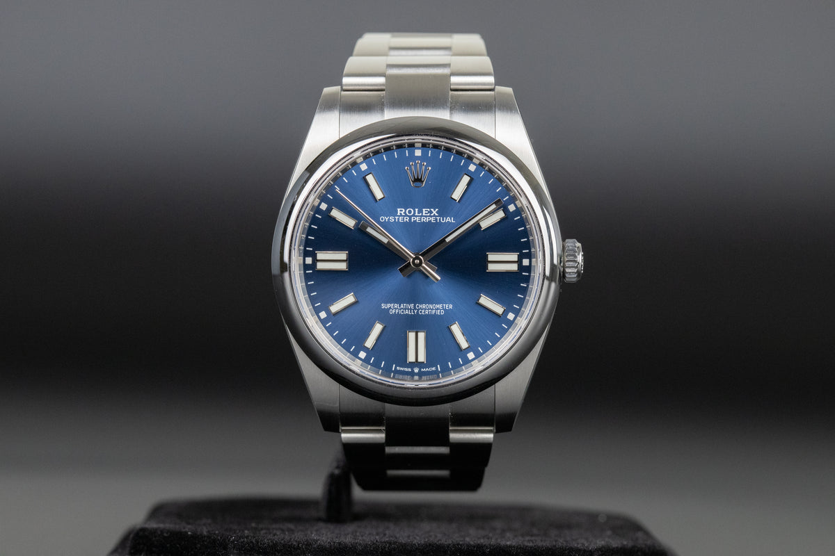 Rolex<br>124300 Oyster Perpetual 41mm Blue Dial