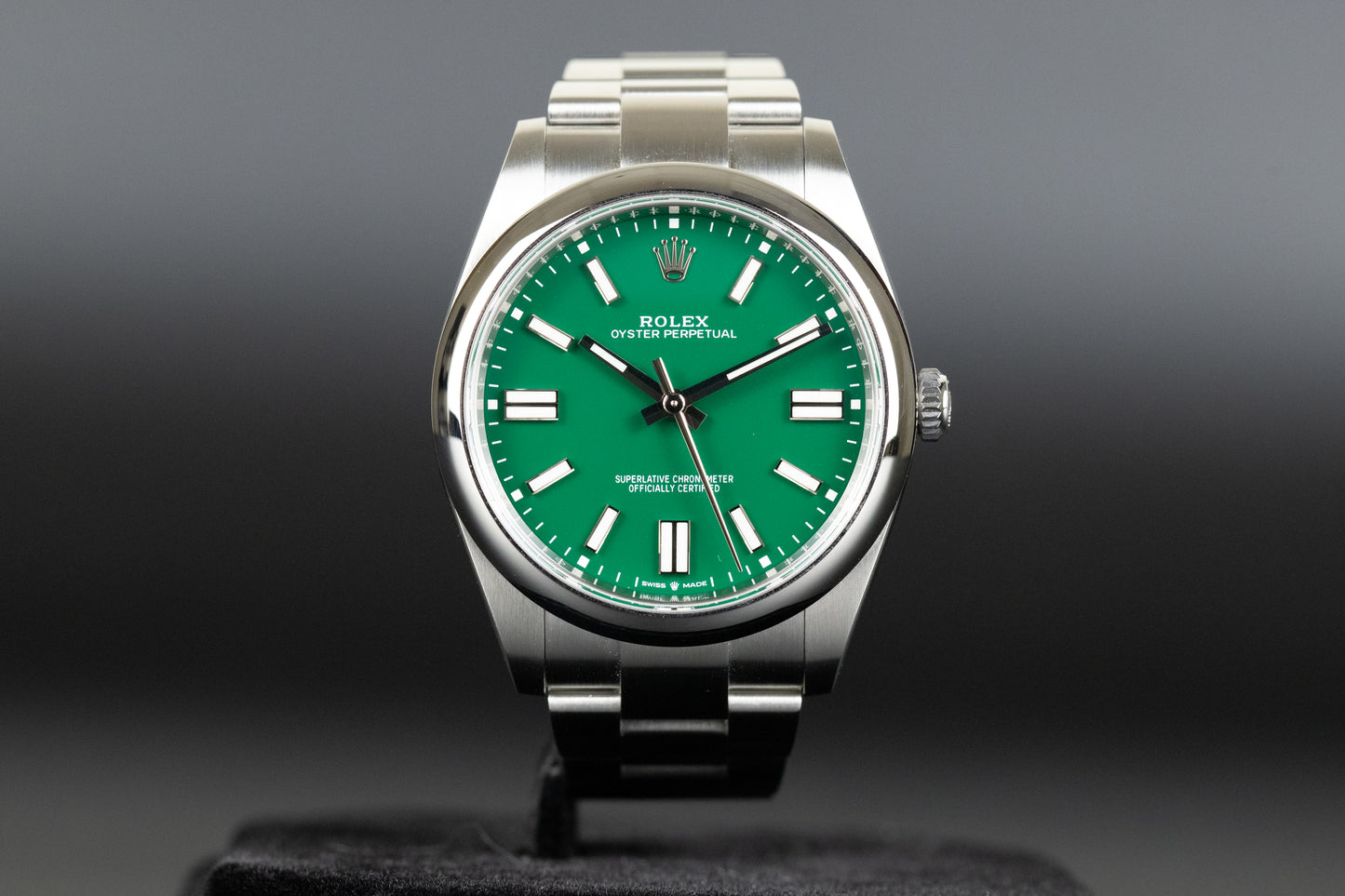 Rolex 124300 Oyster Perpetual 41mm Green Dial