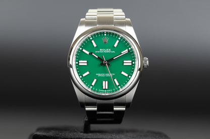 Rolex 124300 Oyster Perpetual 41mm Green Dial
