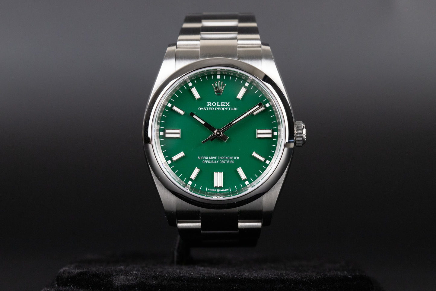 Rolex 126000 Oyster Perpetual 36mm Green Dial