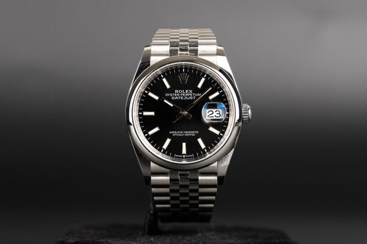 Rolex 126200 Datejust 36 Black Dial