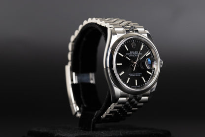 Rolex 126200 Datejust 36 Black Dial