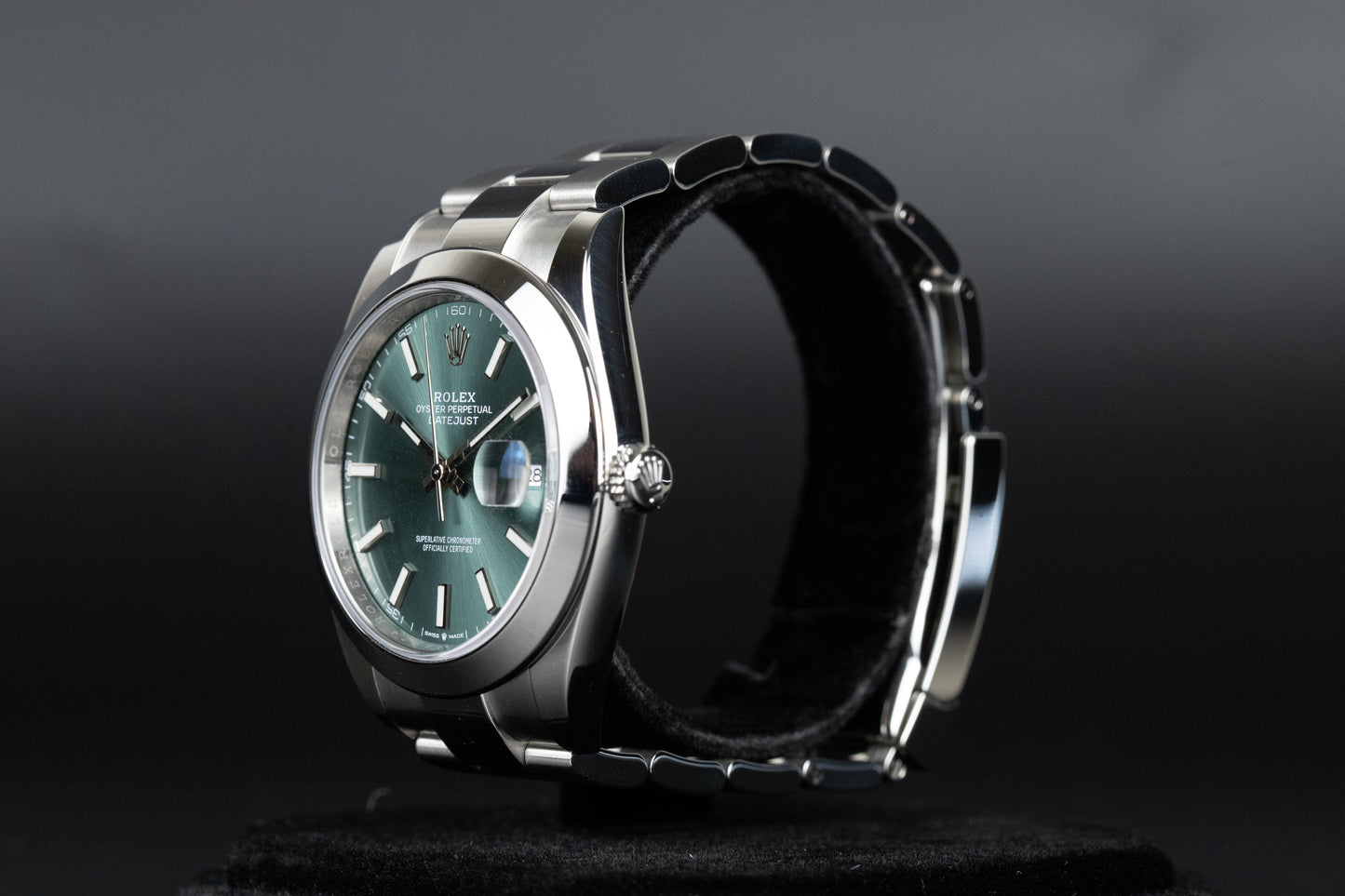 Rolex 126300 Datejust 41 Mint Green Dial